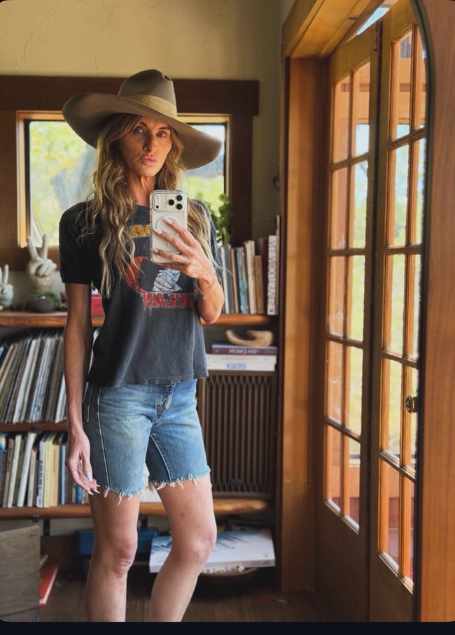 late 60s Levi's best patina cut offs 