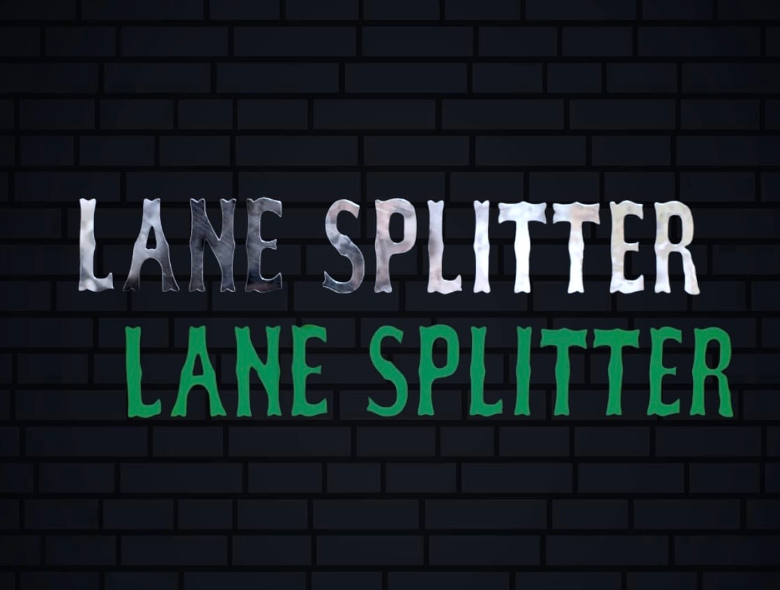 Lane store splitter sticker