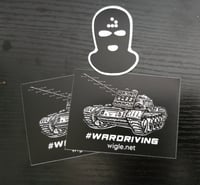 Image 1 of #WARDRIVING STICKER SET