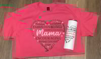 Image 6 of Mothers Day 20oz Skinny Tumbler and Shirt Bundle