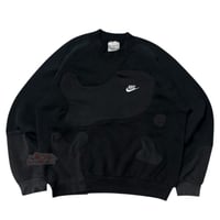 Image 1 of (M-L) Nike Crewneck blacklavalamp "BDOT" 624