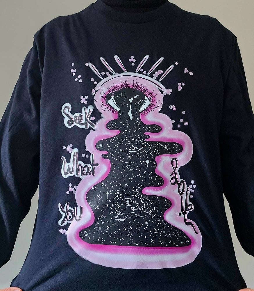 Image of seek what you love merch