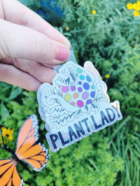 Image of Holographic Plant Lady Sticker