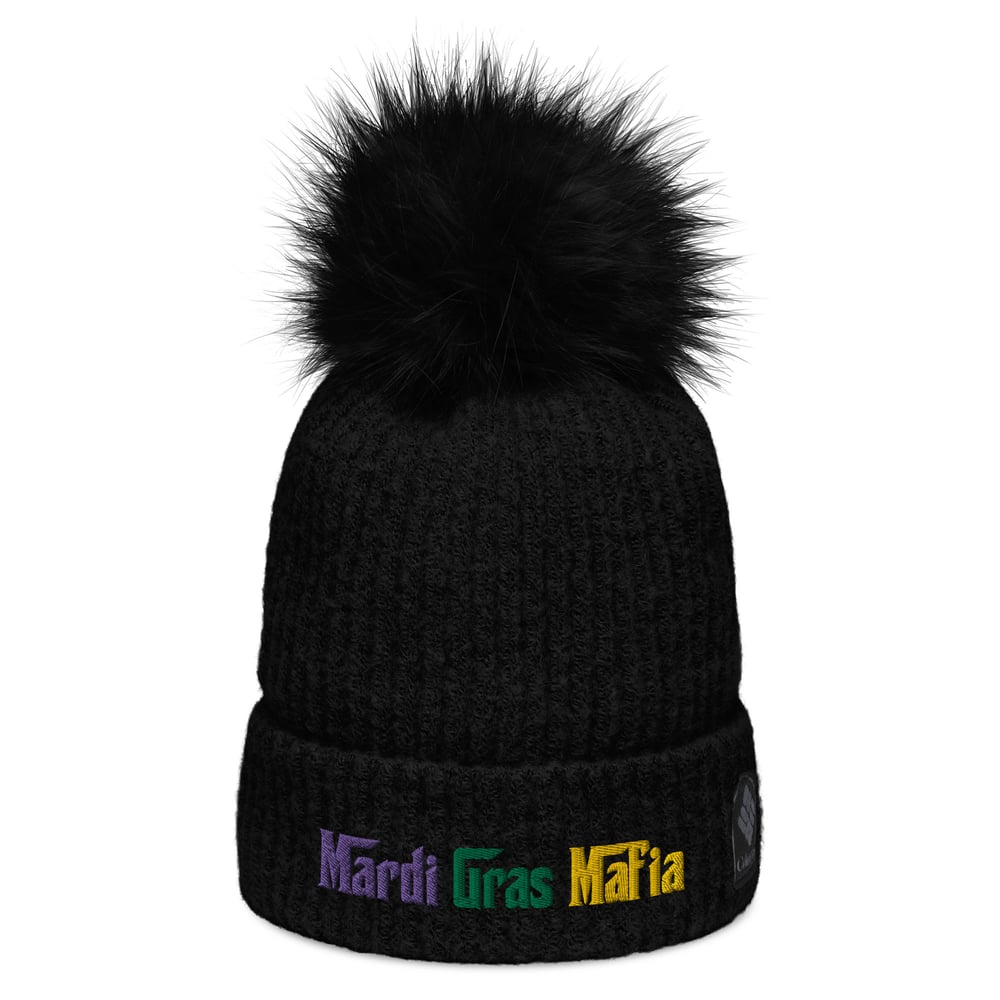Image of Mardi Gras Mafia Columbia pom-pom beanie