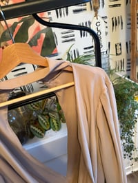 Image 2 of NWT tan luxe dress