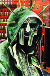 Image 1 of LIBERTY OR DOOM OG 24x36” Canvas Painting (shipping included)