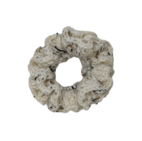 Image 1 of speckled cream scrunchie