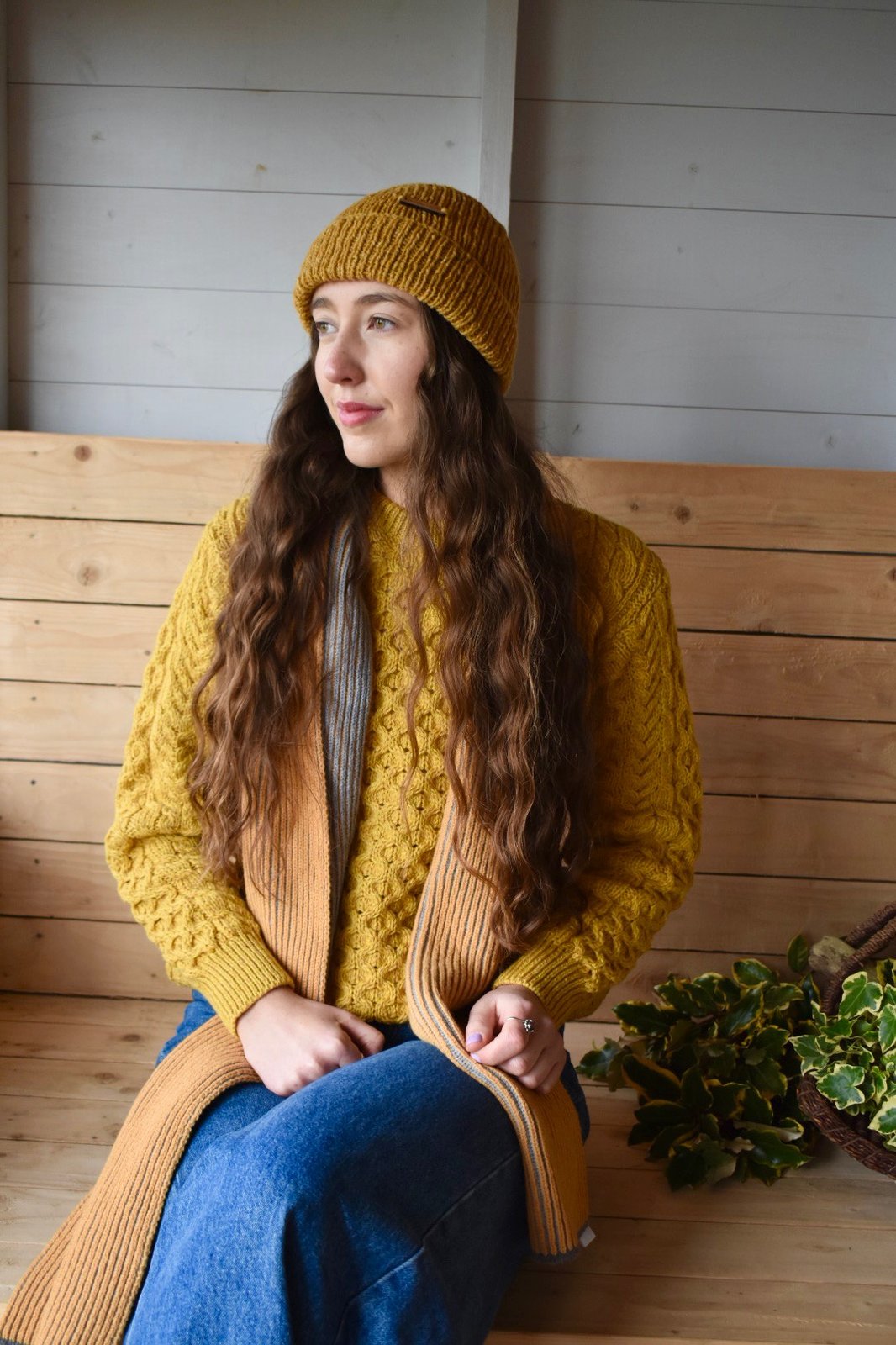 Hipster Beanie - Hand-knit in Ireland | Bramble Green Knitwear