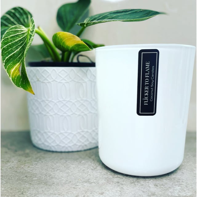 Vogue Texas Matte White Jar - 1kg **0 IN STOCK**