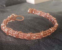 Image 5 of Copper Bangle weaved
