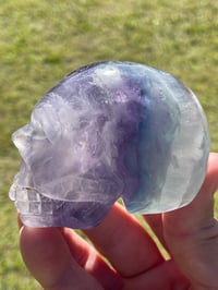 Image 15 of Rainbow Fluorite Crystal Skull #1965