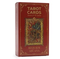 Image 1 of Requiem Arcana Tarot Cards with Guide Book