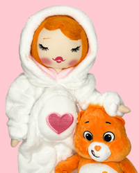 Image 3 of CAREBEAR INSPIRED DOLL CUTIE