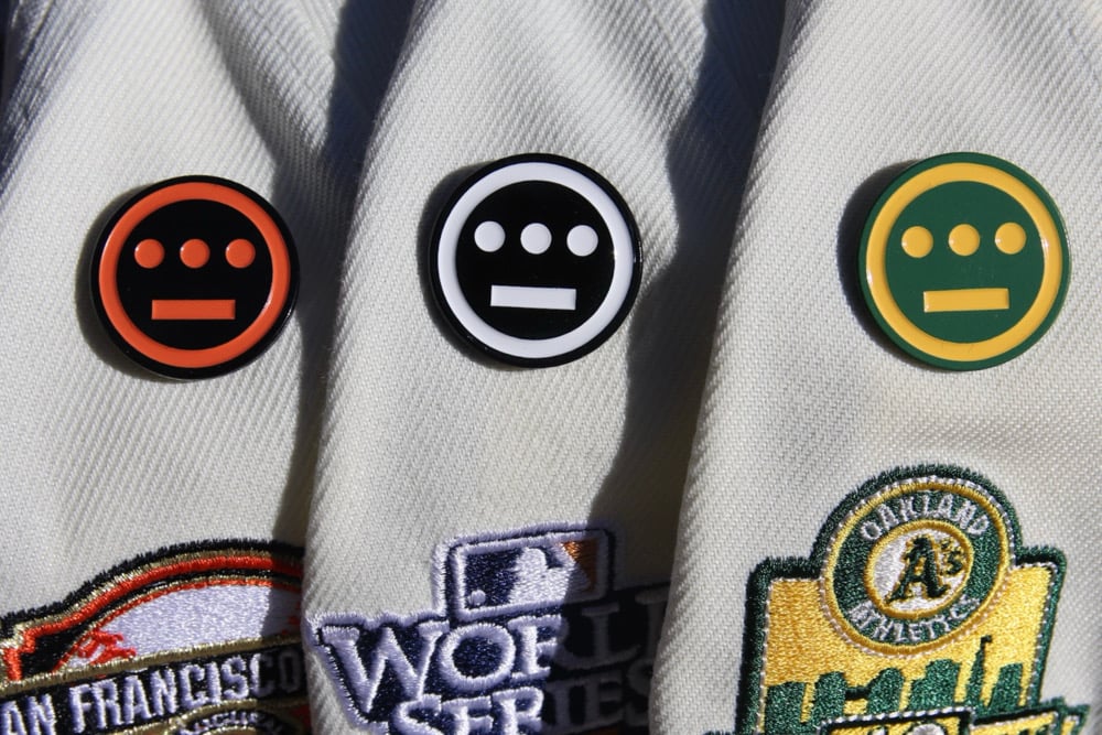 Image of Hiieroglyphics Hiero Enamel Pin - Green / Yellow