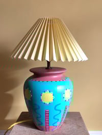 Image 5 of Suns and Snakes Ceramic Lamp