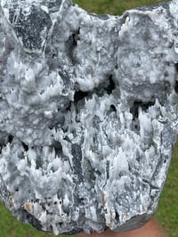 Image 10 of Green and Purple Fluorite with Calcite specimen #445