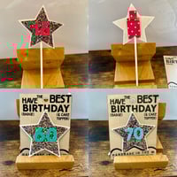 Image 2 of Birthday Star Badge/Cake Topper