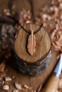 Image 3 of Feather- Pendant Necklace 