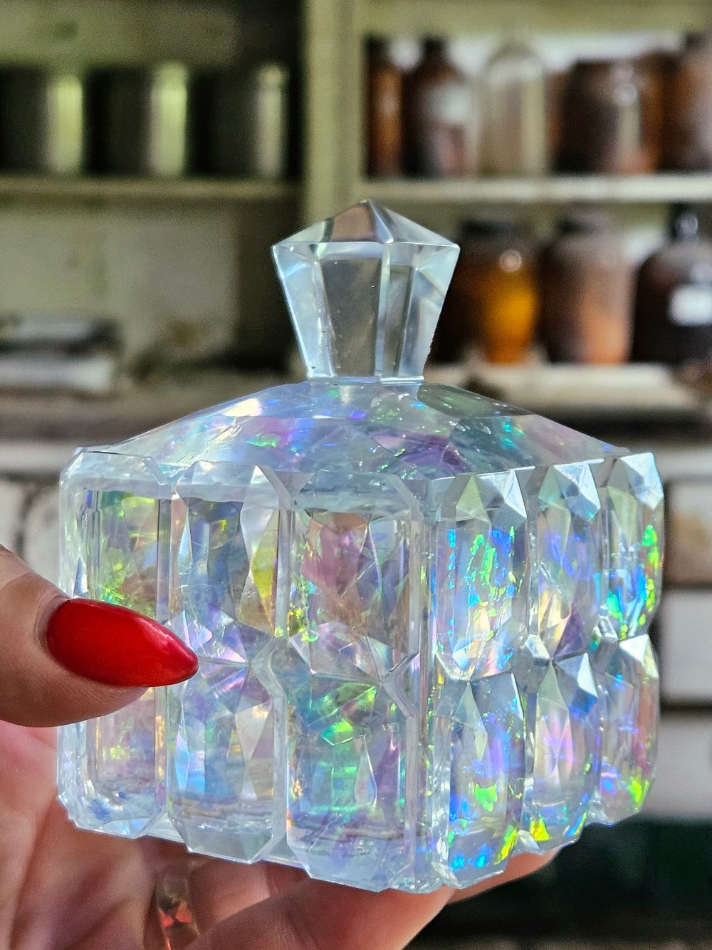Image of Clearidescent Square Box