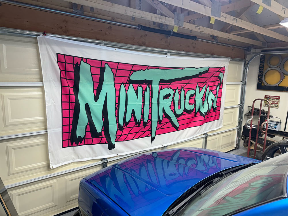 BIGASS BANNER!!! Old School Teal & Pink 