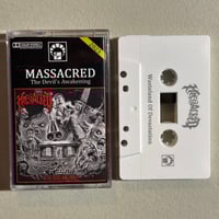 Image 3 of MASSACRED - "The Devil's Awakening" / "Wasteland of Devastation" cassettes