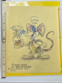 Image 1 of Original Lance McLain Ricky Rat drawing!