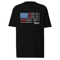 Ketch Pole with dog Flag premium heavyweight tee
