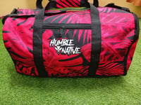 Image 2 of HN Pink Retro Fern Duffle Bag  copy