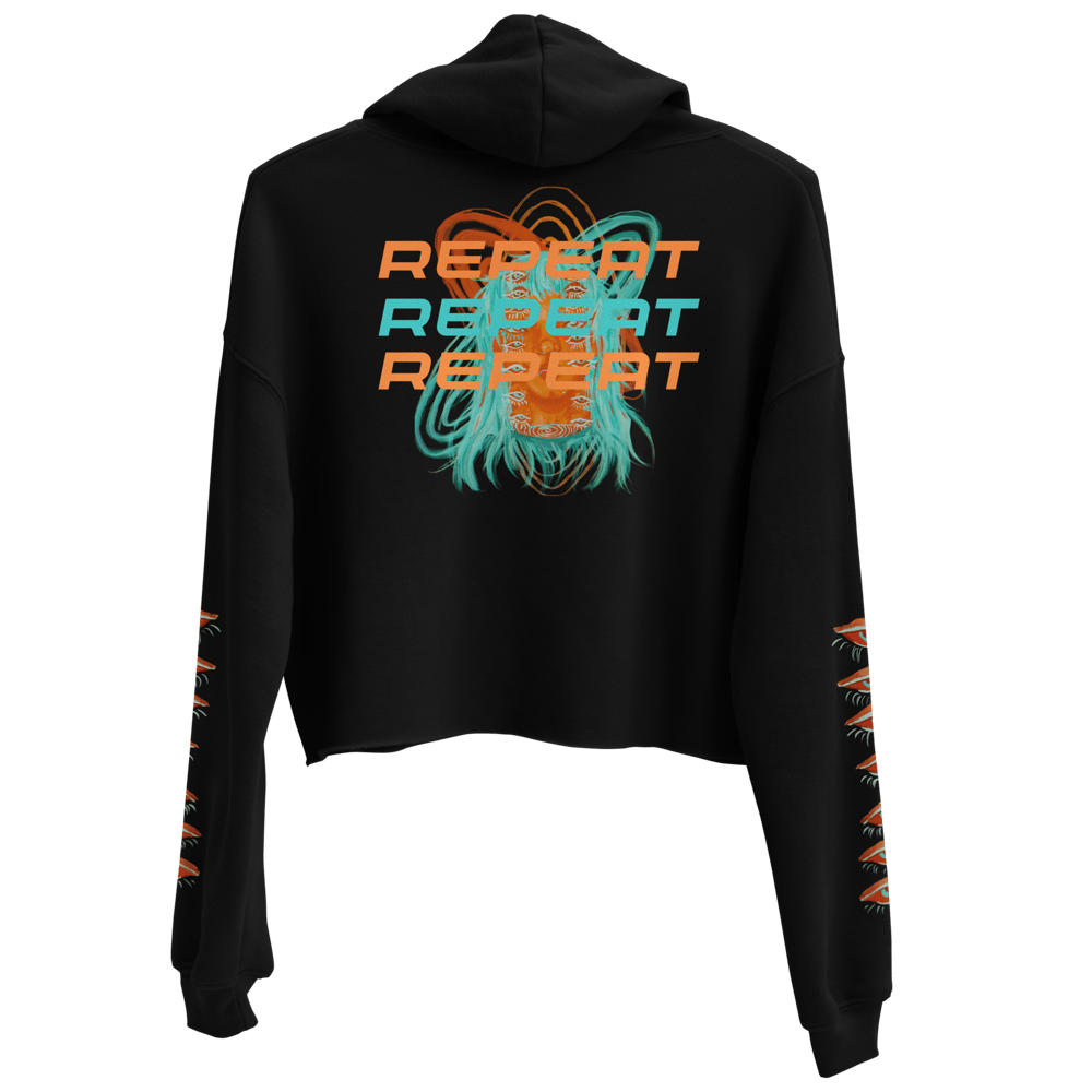 REPEAT CROP HOODIE