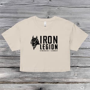 Image of Women’s crop top - Iron Legion Strength + Combat