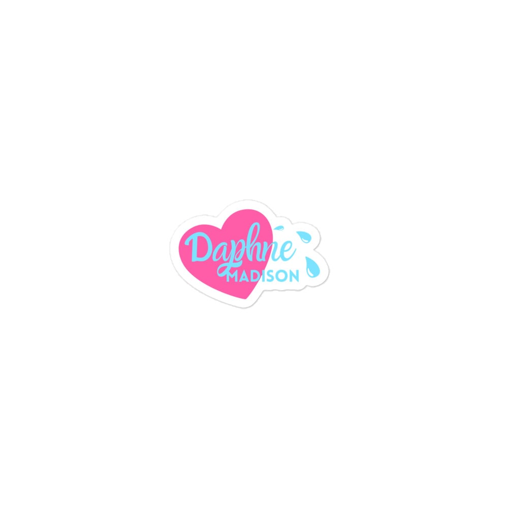 Image of Daphne Madison Heart Logo Sticker