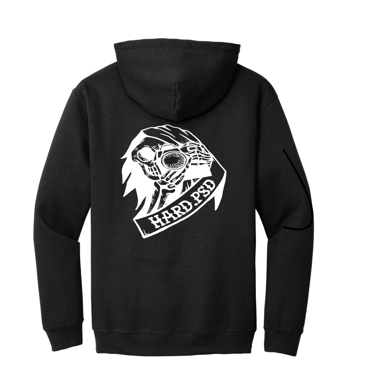 Black hoodie online psd