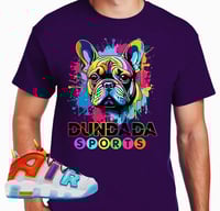 Image 7 of Frenchie Splash Art T-Shirt In Multiple Colors 