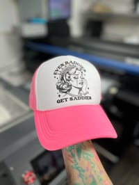 Image 2 of BADDIES GET SADDIES TRUCKER