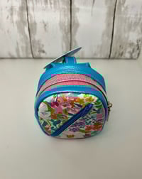 Image 3 of Keychain back pack in floral
