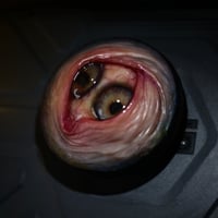 Image 18 of Custom Swappable Phone Grip for smartphones, double iris, reflective pupil, glow in the dark