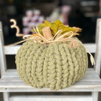 Image 3 of Hand Knit Pumpkin Night