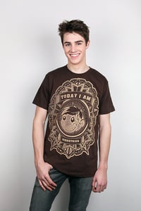 Image of "Higher Authority" Brown T-Shirt Unisex