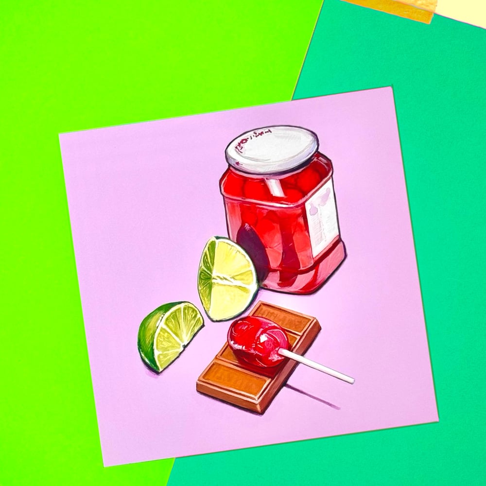Image of Cherry Chocolate Print