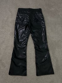 Image 2 of Humblewicked Premium Leather Pants (bell bottom )