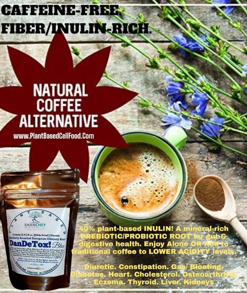 DANDETOX! Traditional/Jamaican Dandelion/Chicory-Roots-Seeds-Drip Grind. Sugar Cravings