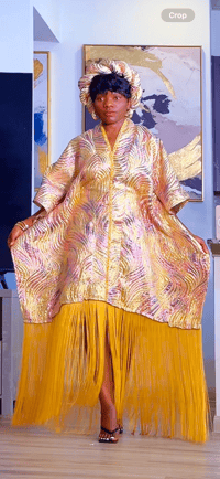 Image 1 of Golden Sahara Glow Boubou
