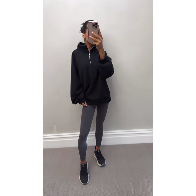 Black zip up jumper 