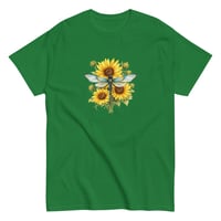 Image 10 of Unisex classic tee, Sunflower Dragonfly Bouquet Tee