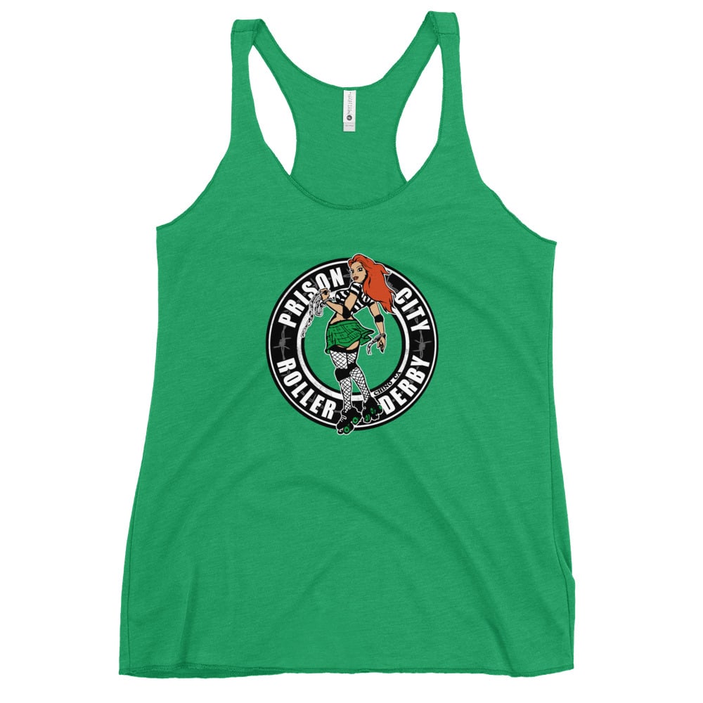 Prison City Roller Derby Women's Racerback Tank