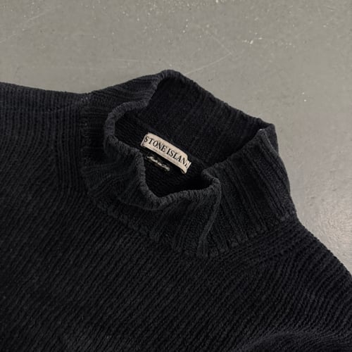 Image of AW 1998 Stone Island Chenille Knitted Sweatshirt, size large