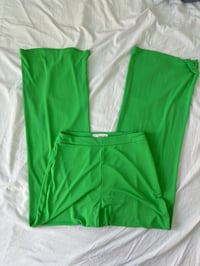 Image 1 of Mango green pants // 36