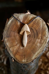 Image 1 of Mushroom Pendant Necklace 