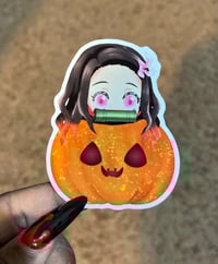 Image 1 of Pumpkin Nezuko | Sticker