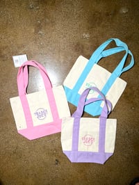 Image 2 of Trader Joe’s as canvas   //   Mini totes Trader Joe’s